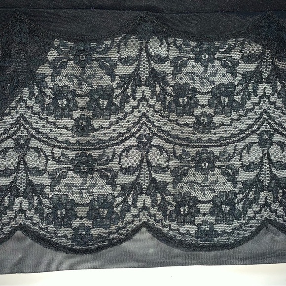 v i n t a g e :: Van Raalte 60s Floral Lace Nylon Slip Dress Mesh - Picture 8 of 15